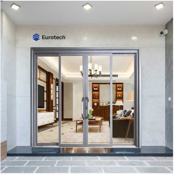cửa nhôm kính trượt quay eurotech hệ Vip 68
