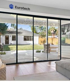 Cua Slim Truot Ban Công 5 Cánh Eurotech