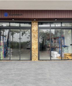Cua Slim Truot Quay 3 Canh Cua Mat Tien