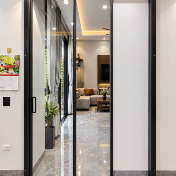 Cửa trượt Slim Eurotech hệ nội thất 2 canh
