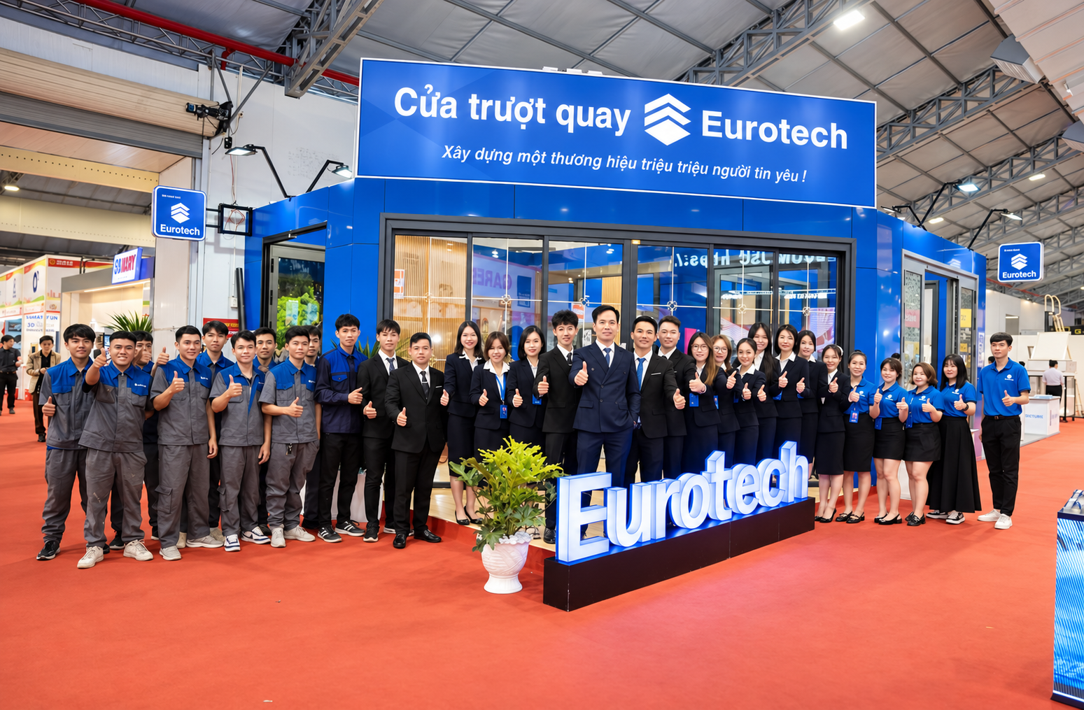 TẬP ĐOÀN NỘI THẤT XANH - HỆ SINH THÁI CỬA TRƯỢT QUAY EUROTECH